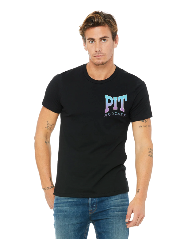 The Pit Podcast Jason's Backpack T-Shirt