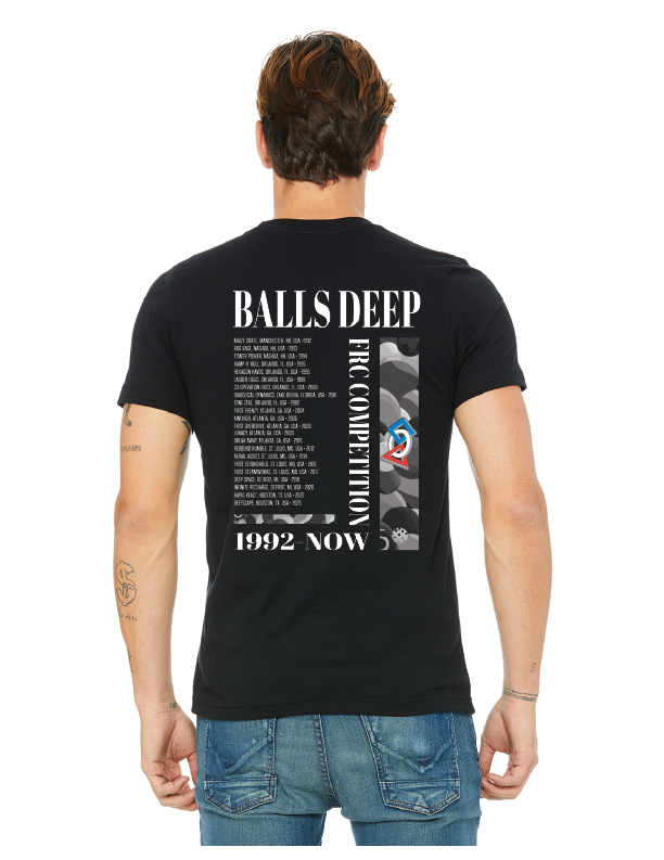The Pit Podcast Balls Deep in Competition T-Shirt
