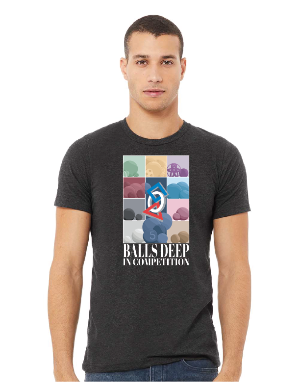 The Pit Podcast Balls Deep in Competition T-Shirt