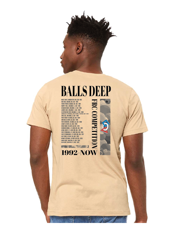The Pit Podcast Balls Deep in Competition T-Shirt