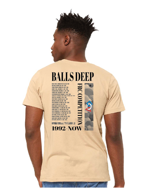 The Pit Podcast Balls Deep in Competition T-Shirt