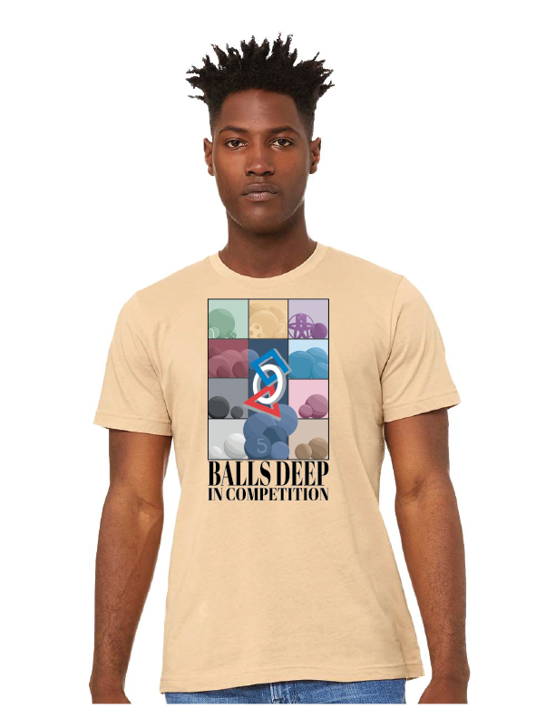 The Pit Podcast Balls Deep in Competition T-Shirt