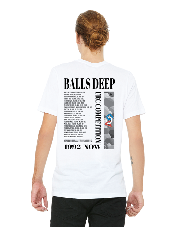The Pit Podcast Balls Deep in Competition T-Shirt